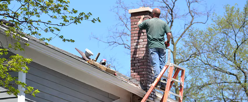 Vinyl and PVC Chimney Flashing Installation in Athens, OH
