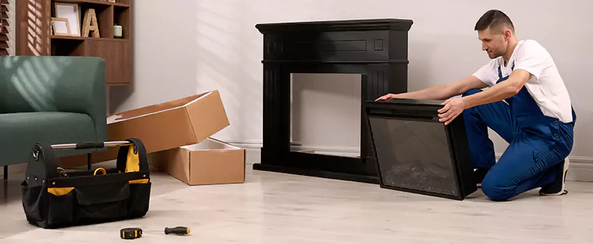 Old Rusted Metal Fireplace Repair And Replacement in Athens, OH