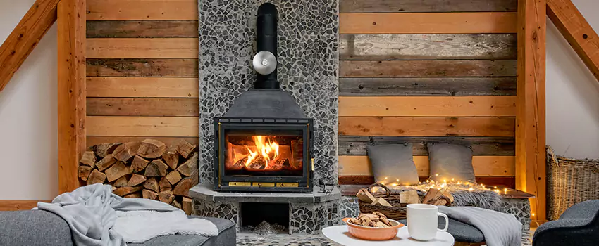 Thelin Hearth Products Direct Vent Gas Stove Fireplace Inspection in Athens, Ohio
